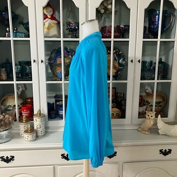 Blue blouse  Size Small  Pappagallo - Picture 4 of 8